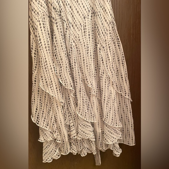 Amanda Lane White with Black Pokadot Layered Sleeveless Dress 18W - Picture 14 of 14